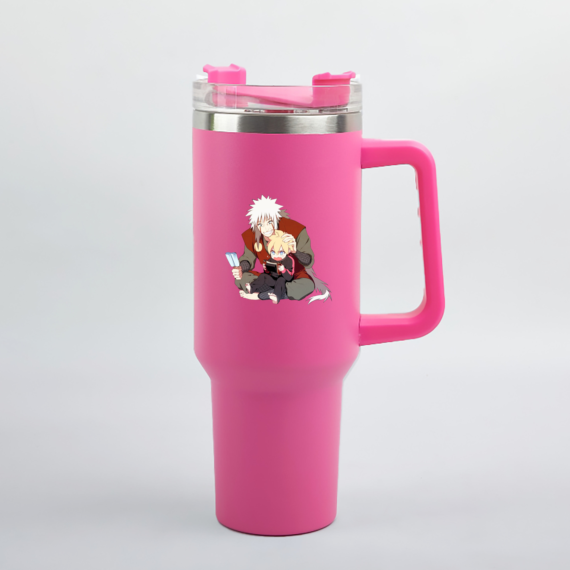（画像用） NARUTO -ナルト- 自来也（じらいや） Jiraiya 1200mL車用タンブラー（カラープリント）